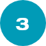 Círculo azul con un número 3 en blanco dentro