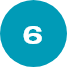 Círculo azul con un número 6 en blanco dentro