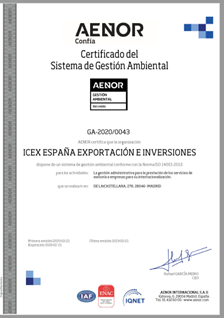 certificado aenor