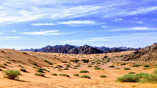 Desierto de An-Nafud en Arabia Saudí