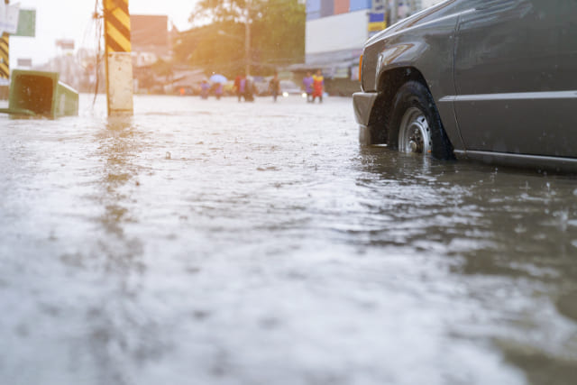 Inundación en una ciudad