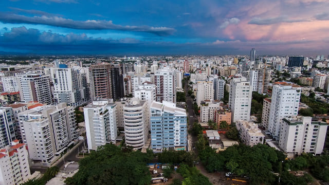 Plano aéreo de Santo Domingo