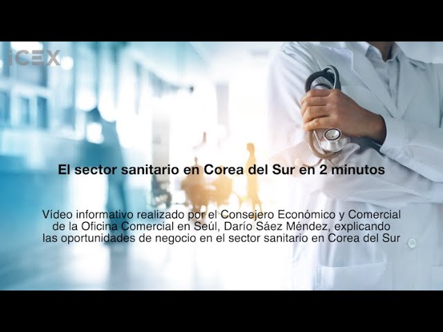 portada del vídeo sobre el sector sanitario en Corea del Sur