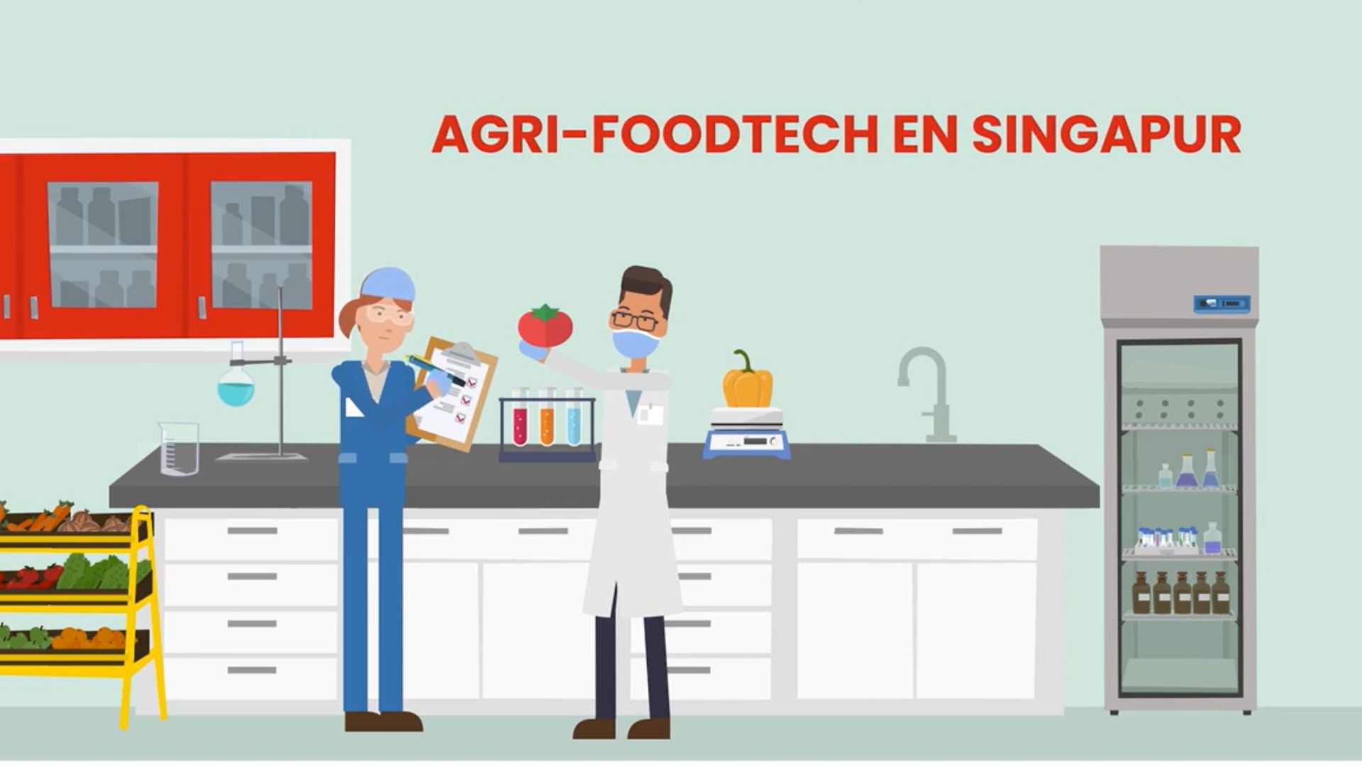 Vídeo sobre el sector agri-foodtech en Singapur en el marco de la feria AFTEA 2025