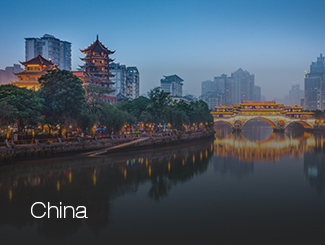Vista panorámica de China