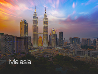 Vista panorámica de Malasia