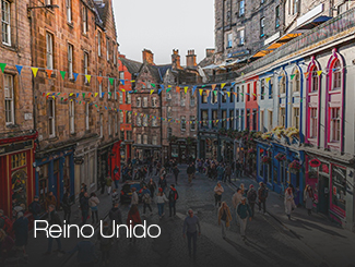 Vista panorámica de Reino Unido