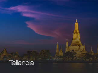 Vista panorámica de Tailandia