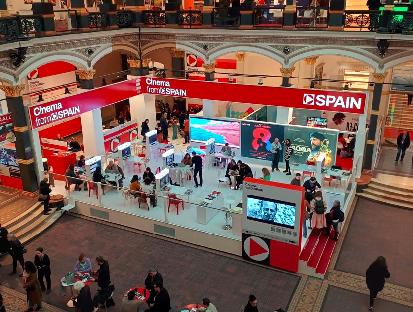 Panorámica en la que se observa todo el Pabellón Cinema from Spain