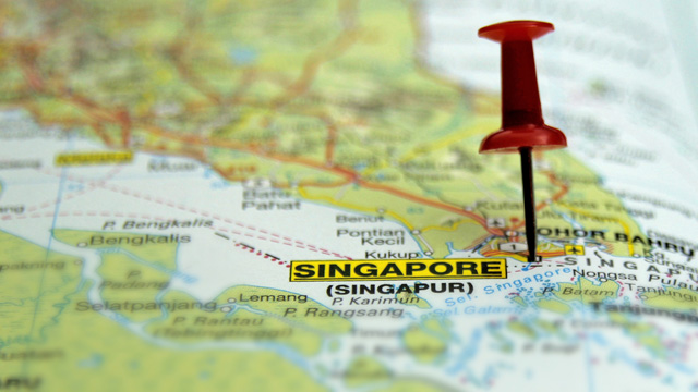 Mapa Singapur