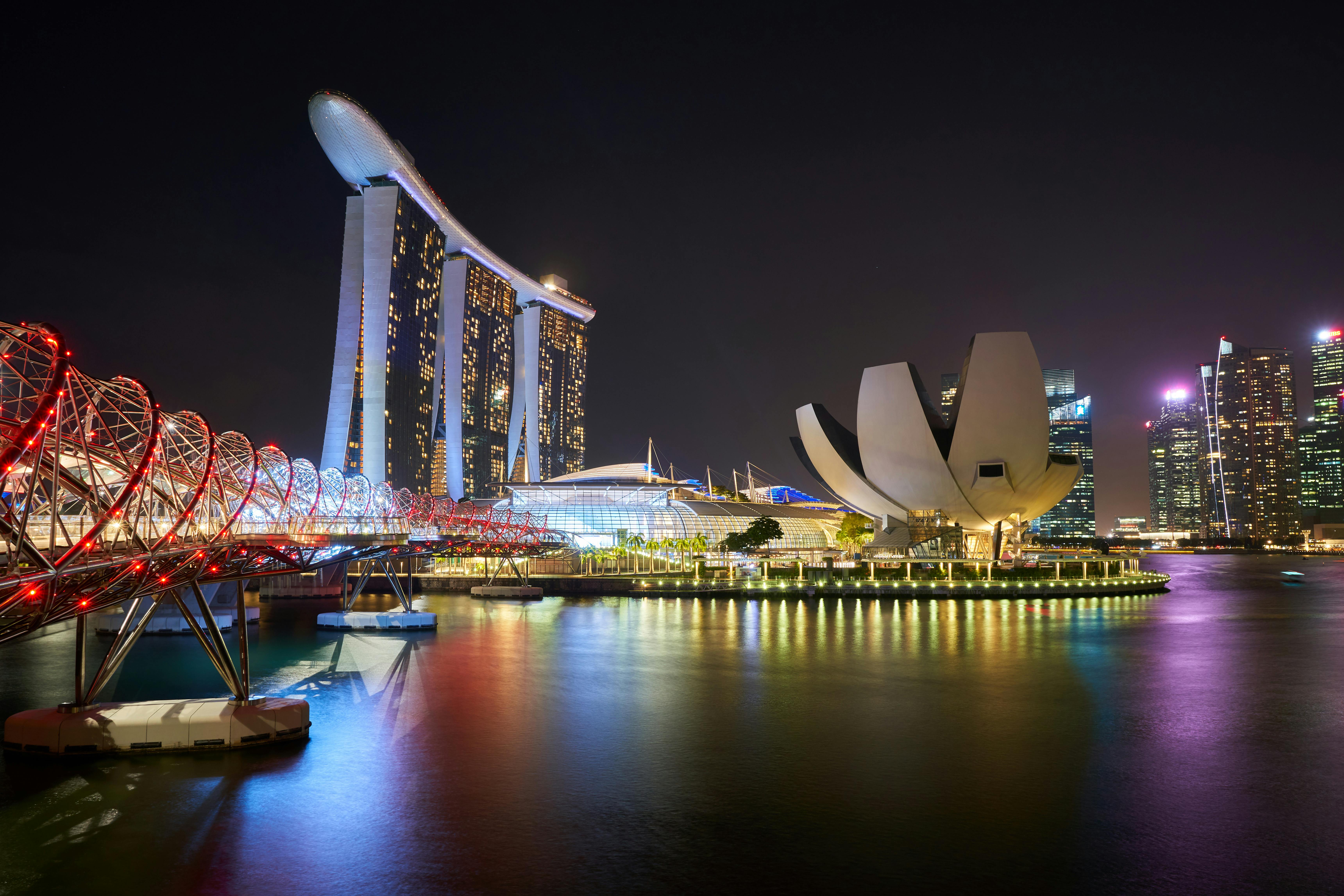 Noche en Singapur