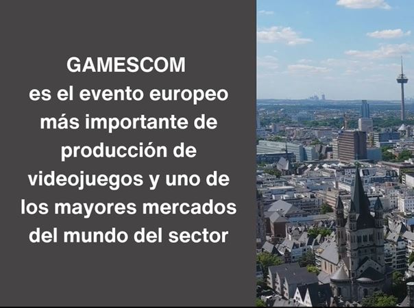 GAMESCOM es el evento europeo más importante de producción de videojuegos y uno de los mayores mercados del mundo del sector. Imagen de la ciudad de Colonia.