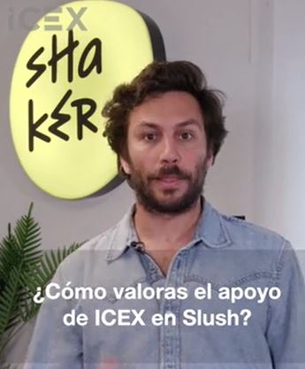 Nico de Luis, cofundador de Shakers, valora la experiencia de su startup en Slush Helsinki