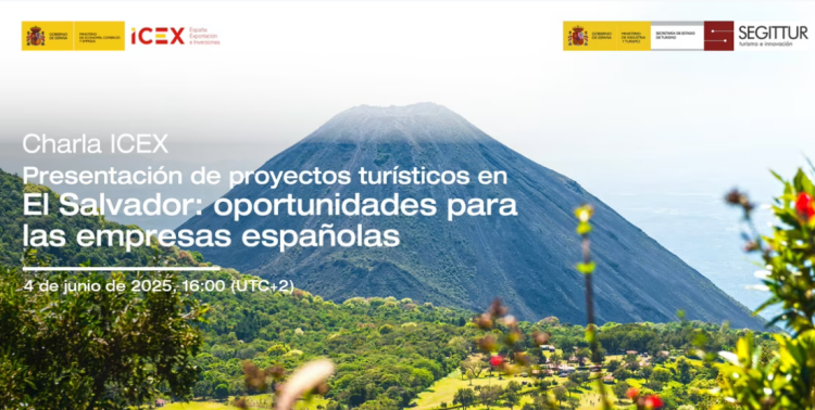 Imagen de un volcán en El Salvador