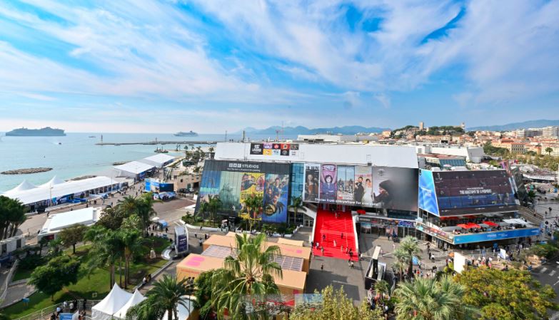 Imagen panorámica del complejo que acoge MIPCOM Cannes 2026.