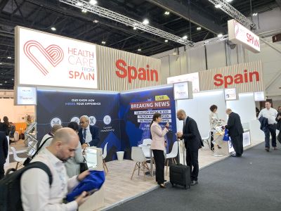 Imagen de ambiente del Pabellón España en WHX Labs Dubái 2026