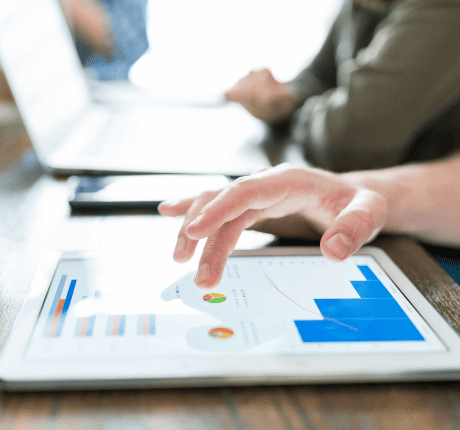 Gráfico de distribución estadística personalizada en ICEX