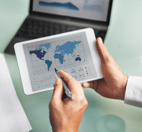 Gráfico de distribución estadística personalizada en ICEX