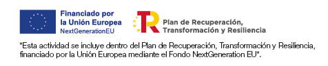 Logos de Financiado por la Unión Europea y el Plan de Recuperación, Transformación y Resiliencia