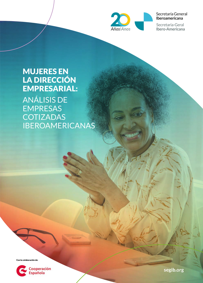 Portada del estudio Mujeres en la dirección empresarial: Análisis de empresas cotizadas iberoamericanas.