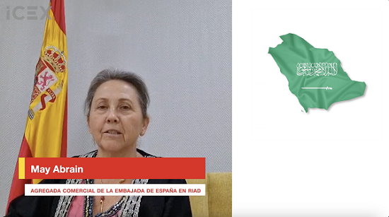 May Abrain, Agregada Comercial de la Embajada de España en Riad