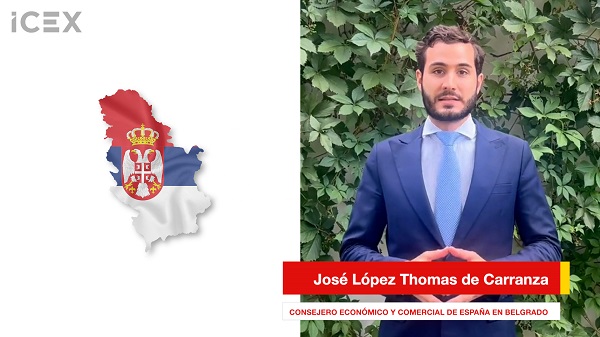 José López Thomas de Carranza, Consejero económico y comercialial de la Embajada de España en Belgrado