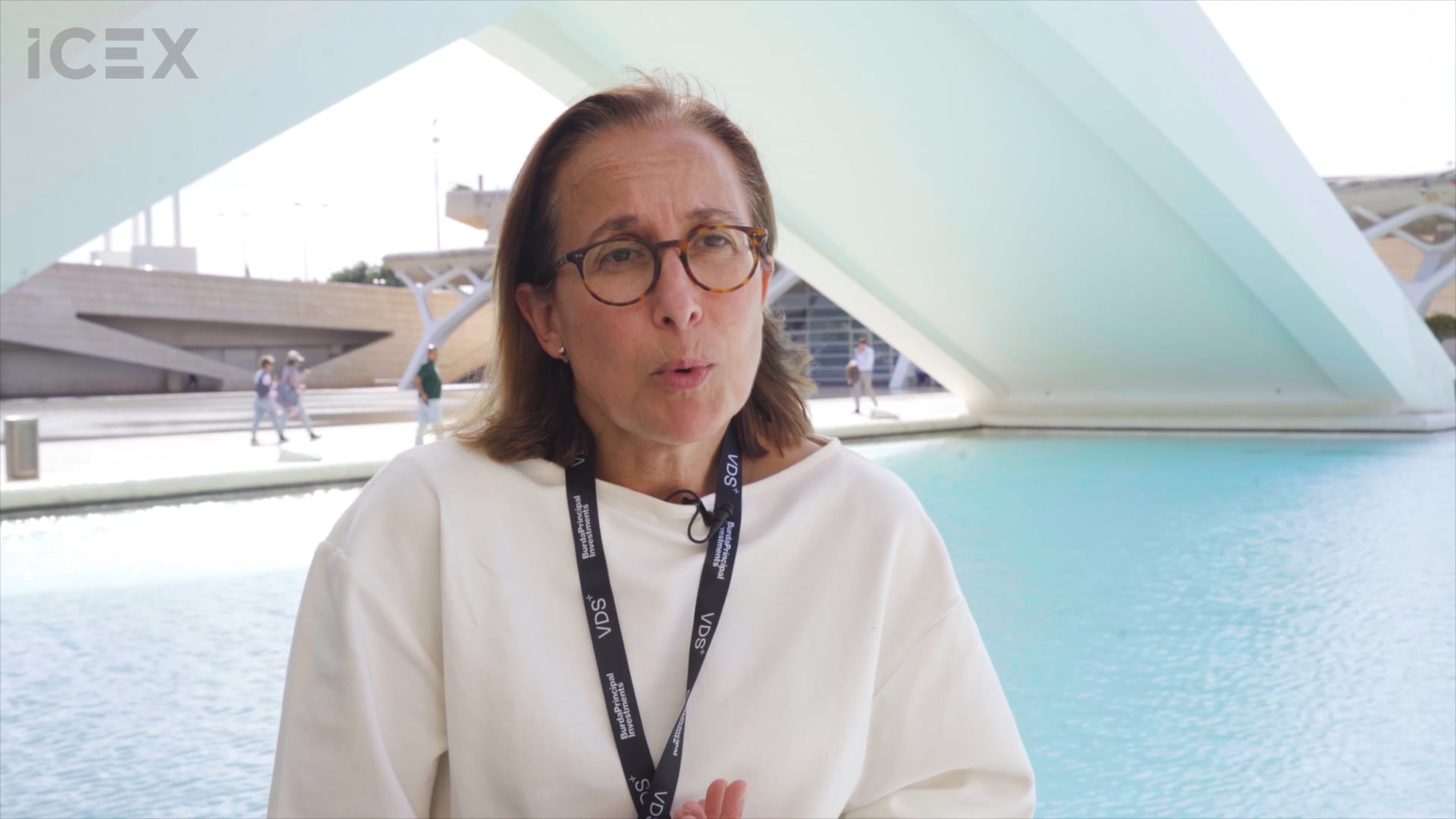 Miniatura de Sonia Fernández en su entrevista con ICEX