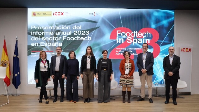 La consejera delegada de ICEX, Elisa Carbonell, en la presentación del Informe Foodtech 2023