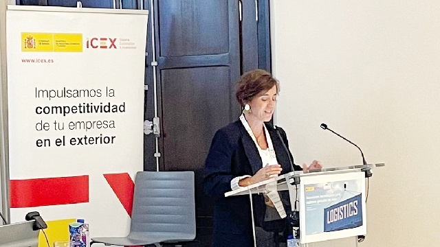 La consejera delegada de ICEX, Elisa Carbonell, clausurando la jornada