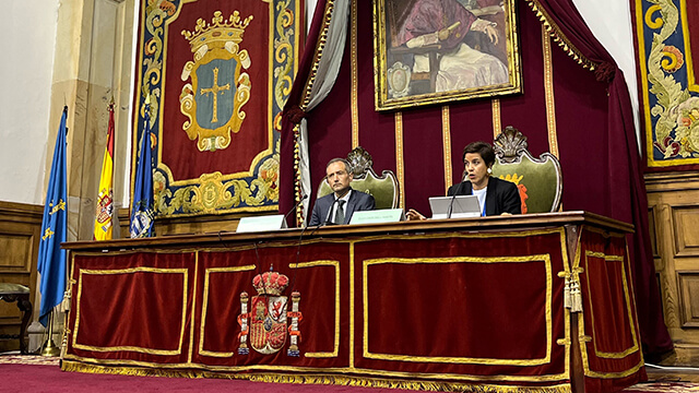 La consejera delegada de ICEX, Elisa Carbonell, en la inauguración del Consejo Interterritorial de Internacionalización