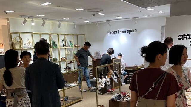 Evento B2C Pop Up en los grandes almacenes LOTTE, en Corea del Sur