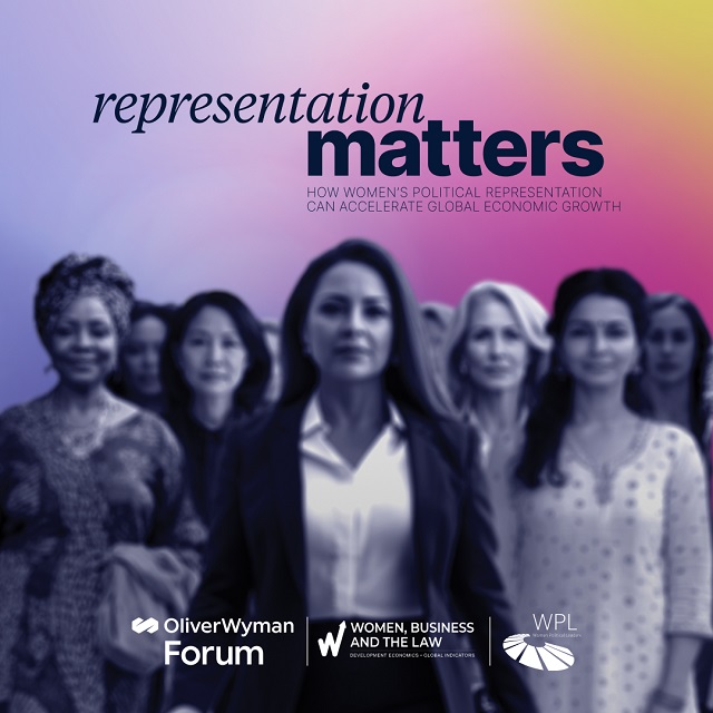 Representación de Mujeres en el poder, para la economía mundial podría crecer un 20% 