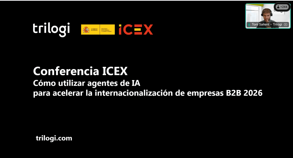 Cartel de vídeo con fondo negro y letras blancas