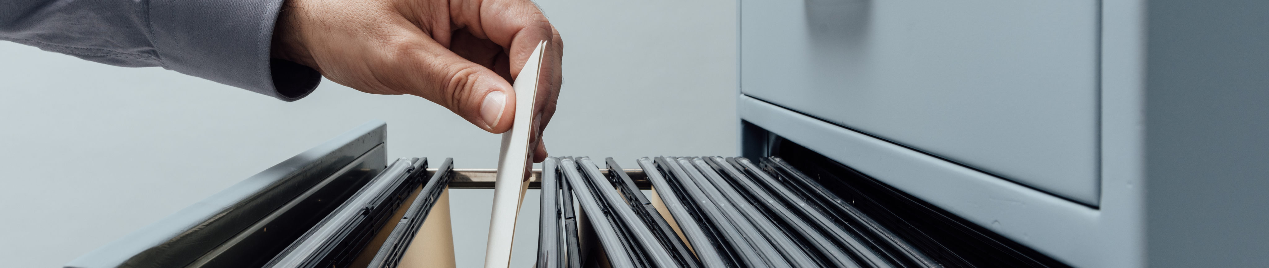Archivador con información