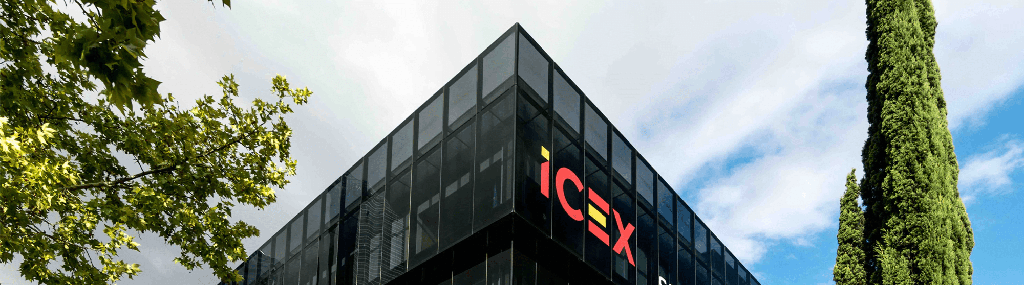 Imagen del edificio de ICEX desde el exterior