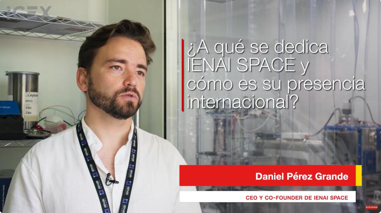 Daniel Pérez nos cuenta la experiencia de IENAI Space en Space Tech 2023,  y nos desvela las ventajas de asistir al Pabellón España con ICEX