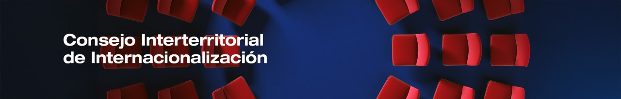 plano cenital de unos asientos rojos sobre suelo azul