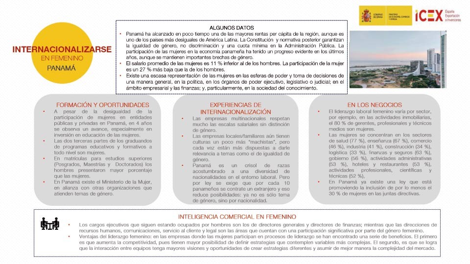 Internacionalizarse en femenino - Panamá