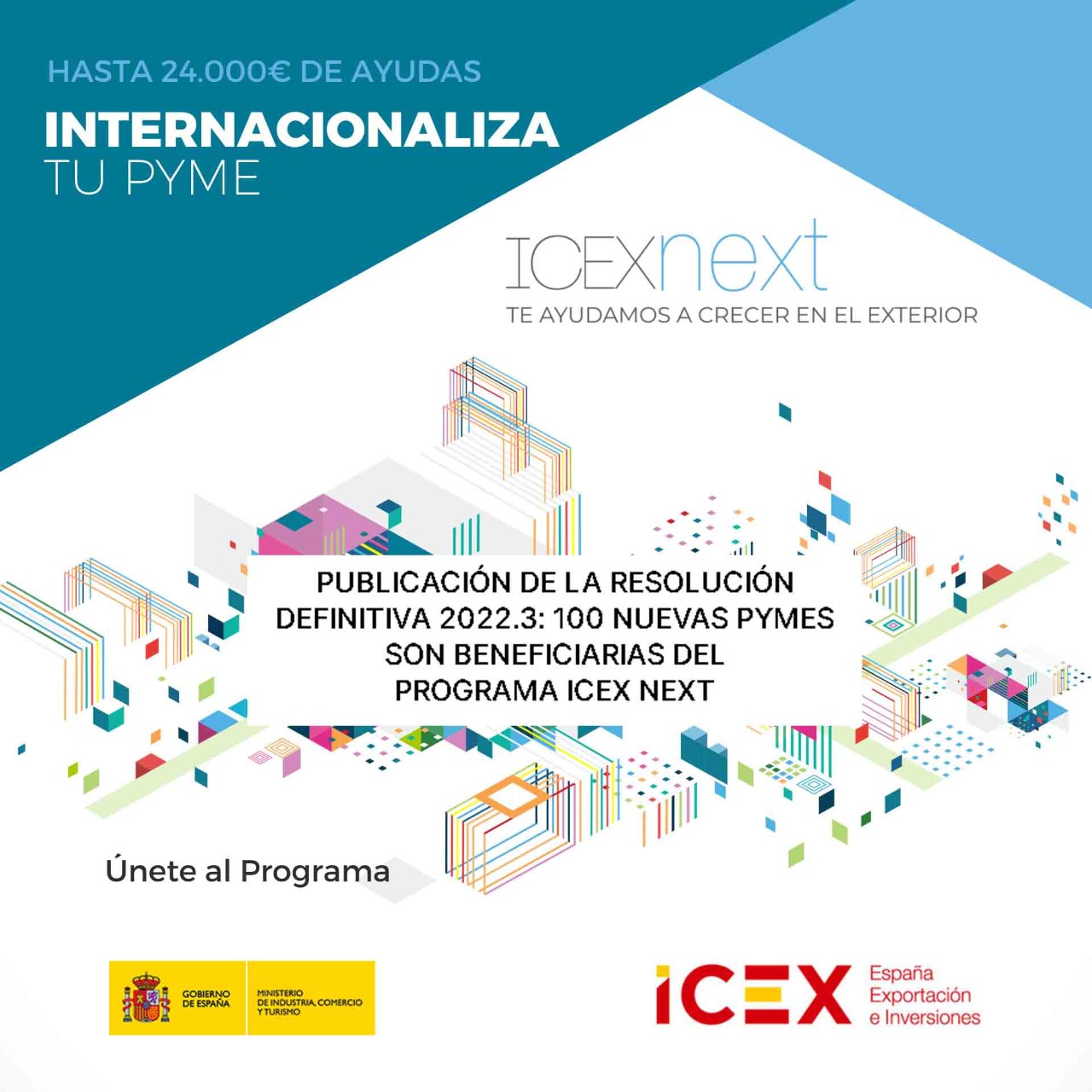 Resolución definitiva 2022.3 del programa ICEX Next 